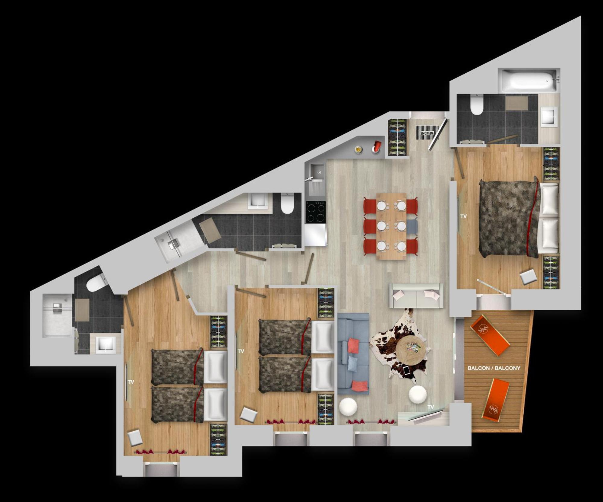 Montana Lodge Val Thorens Bagian luar foto