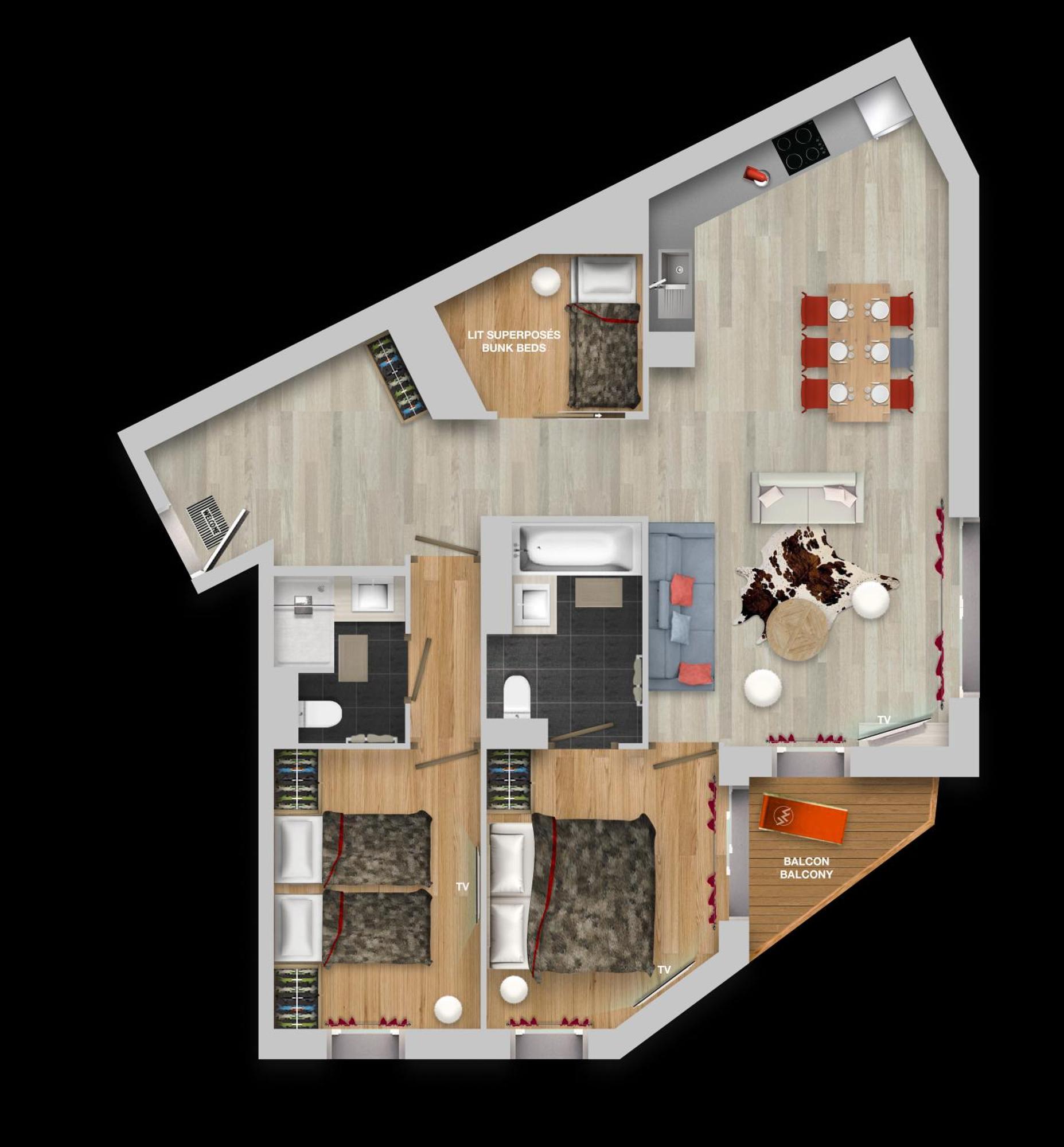 Montana Lodge Val Thorens Bagian luar foto