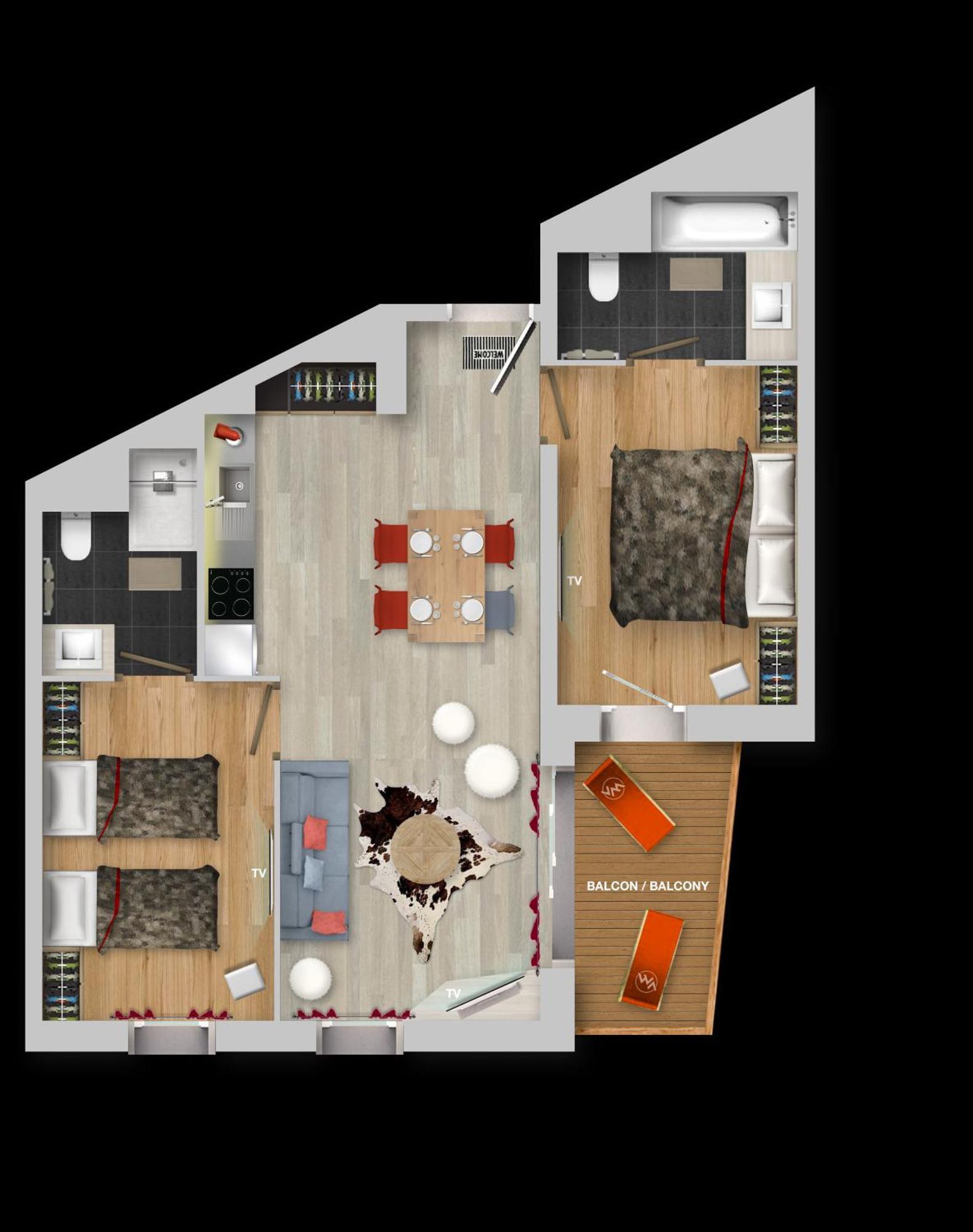 Montana Lodge Val Thorens Bagian luar foto